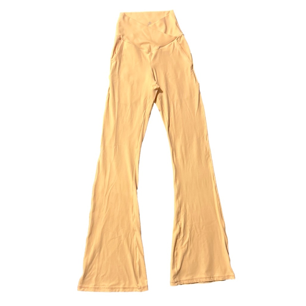 Sunzel Peach Cross Waist Flared Leggings size XS